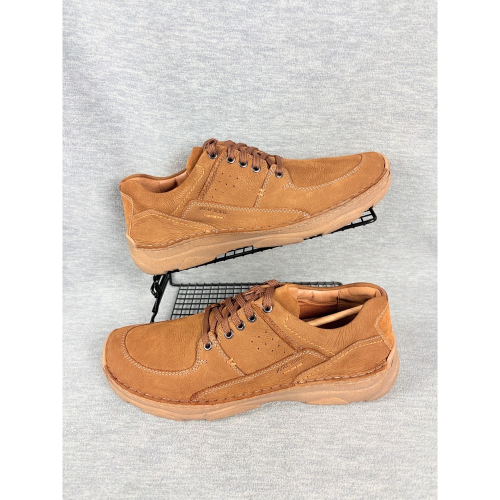 Josef Seibel Liam 01 Shoes Mens 12 Brown Camel Borneo Leather Comfort Shoes 46